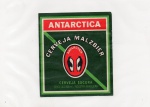 ANTIGO RÓTULO " ANTARCTICA " CERVEJA MALZBIER - CERVEJA ESCURA