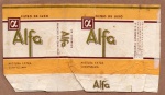 ANTIGA EMBALAGEM DOS " CIGARROS ALFA "  TABACARIA LONDRES S.A   ... EMBALAGEM INTEIRA