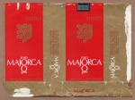 ANTIGA EMBALAGEM DOS " CIGARROS MAJORCA 100 mm "  CIA. DE FUMOS SANTA CRUZ ... EMBALAGEM INTEIRA