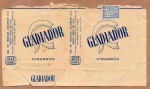 ANTIGA EMBALAGEM DOS CIGARROS " G L A D I A D O R "  IND. DE TABACOS GOLDBECK S.A