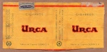 RARA EMBALAGEM DOS " CIGARROS URCA " FÁBRICA DE CIGARROS SUDAN S.A EMBALAGEM COM PREÇO IMPRESSO ( P.I ) OBA.: CORTADA FUNDO E CANTO DIREITO CONFORME AS FOTOS
