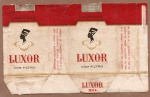 ANTIGA EMBALAGEM DOS " CIGARROS LUXOR "  FÁBRICA DE CIGARROS CARUSO S.A   EMBALAGEM INTEIRA