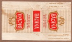 ANTIGA EMBALAGEM DOS " CIGARROS BACANA "  COMPANHIA DE CIGARROS BRASTOBA ... EMBALAGEM INTEIRA