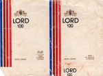 ANTIGA EMBALAGEM DE CIGARROS " LORD "