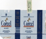 ANTIGA EMBALAGEM DE CIGARROS " CORCEL " CONTENDO SELO  / CIBRASA IND. E COM. DE TABACOS S.A - RIO DE JANEIRO