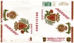 ANTIGA EMBALAGEM DE CIGARROS " DELICADOS - OVALADOS "  CIGARROS LA TABACALERA MEXICANA