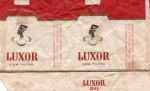 ANTIGA EMBALAGEM DE CIGARROS " L U X O R "  FÁBRICA DE CIGARROS CARUSO S.A