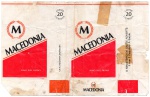 ANTIGA EMBALAGEM DE CIGARROS " MACEDONIA " CICTL INDÚSTRIA BRASILEIRA