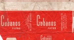 ANTIGA EMBALAGEM DE CIGARROS " CUBANOS "  COMPANHIA LOPES SÁ INDUSTRIAL DE FUMOS