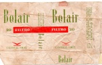 ANTIGA EMBALAGEM DE CIGARROS " BELAIR "  SABRATI