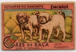 ANTIGA ESTAMPA EUCALOL " CÃES DE RAÇA " MOPS ( DOQUEZINHO ) SÉRIE 57 ESTAMPA 4