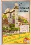 ANTIGA ESTAMPA EUCALOL " CURIOSIDADES MUNDIAIS - O ELEVADOR LACERDA / BAHIA " SÉRIE 193   ESTAMPA 2