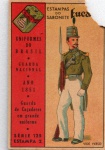 ANTIGA ESTAMPA EUCALOL " UNIFORMES DO BRASIL - GUARDA NACIONAL 1851 " SÉRIE 125  ESTAMPA 2  OBS..: LOGO ACIMA CANTO DIREITO RASGADO