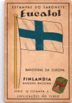 ANTIGA ESTAMPA DOS SABONETES EUCALOL " BANDEIRAS DA EUROPA - FINLANDIA - BANDEIRA NACIONAL "  SÉRIE 13  ESTAMPA 6