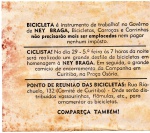 MEMORABILIA POLÍTICA - ANTIGO PANFLETO ( CONVITE DE NEY BRAGA ) DIMENSÃO 12,4 x 15,4 cm