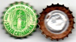 ANTIGA TAMPINHA DA ÁGUA THERMO MINERAL RADIOACTIVA DE " SANTA CATHARINA " COM TH