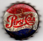 ANTIGA TAMPINHA PEPSI-COLA FUNDO EM MADEIRA ( UM CLÁSSICO )