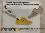 ANTIGA PLACA PUBLICIDADE " TENIS IRIS " PEÇA EM PLÁSTICO COM 49,9 x 35,9 cm
