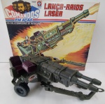 BRINQUEDOS E HOBBIES - LANÇA RAIOS LASER *** COMANDOS EM AÇÃO CONTEM A CAIXA ORIGINAL DE ÉPOCA /  BRINQUEDOS ESTRELA