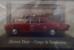 BRINQUEDOS E HOBBIES - VEÍCULOS DE SERVIÇO DO BRASIL DODGE DART CORPO DE BOMBEIROS NO BLISTER DE ÉPOCA ACONDICIONADO NO ESTOJO DE ACRILICO COM 15,0 cm  MODELO PARA COLECIONADORES