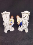 DUO DE FIDALGOS , PENDURADOS  EM BOTAS ( DUAS PEÇAS )  COM 15,0 cm CADA