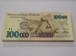 C#235 - LOTE CONTENDO 88 CÉDULAS ANTIGAS DO BRASIL ( REPÚBLICA ) 100 CRUZEIROS REAIS MATERIAL EM EXCELENTE ESTADO DE CONSERVAÇÃO DE UMA CENTENA, FALTAM 12 CÉDULAS  .... ANVERSO: BEIJA-FLOR  E REVERSO:  CATARATAS DO IGUAÇÚ