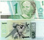 C#252  CÉDULA DO BRASIL ( REPÚBLICA ) 1 REAL ANO DE 2002 ( FE ) ANVERSO:  EFÍGIE DA REPÚBLICA E REVERSO: BEIJA-FLOR  CHANCELAS DE PEDRO S. MALAN / ARMÍNIO FRAGA NETO