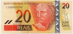 C#308  CÉDULA DO BRASIL ( REPÚBLICA ) 20 REAIS ANO DE 2010 ( FE )   ANVERSO:  EFÍGIE DA REPÚBLICA COM FAIXA HOLOGRAFICA E REVERSO:  MICO-LEÃO-DOURADO  CHANCELAS DE GUIDO MANTEGA / ALEXANDRE ANTONIO TOMBINI
