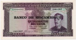 P-110a.2  ANTIGA CÉDULA DE MOÇAMBIQUE 500 ESCUDOS ANO DE 1967 SOB/FE