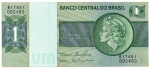 C#132  ANTIGA CÉDULA DO BRASIL ( REPÚBLICA ) 1 CRUZEIRO ANO DE 1980 MBC  ANVERSO: EFÍGIE DA REPÚBLICA E ANVERSO: EDÍFICIO DA CAIXA DE AMORTIZAÇÃO