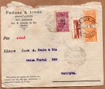 FILATELIA - ANTIGO ENVELOPE " PEDONE & IRMÃO " DATADO DE 25.IX.1933