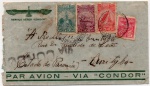 FILATELIA - ANTIGO ENVELOPE DATADO DE 1932 " PAR AVION - VIA " CONDOR "