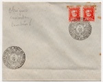FILATELIA - ANTIGO ENVELOPE POSTAL " CENTENÁRIO DO BANCO DA PROVÍNCIA 1858 - 1958 " EMPRÉSTIMO AO BRASIL NA GUERRA DO PARAGUAI
