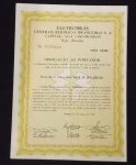ELETROBRÁS CENTRAIS ELÉTRICAS BRASILEIRAS S.A  " OBRIGAÇÃO AO PORTADOR " BRASILIA 19 DE MARÇO DE 1969
