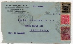 FILATELIA - ANTIGO ENVELOPE POSTAL  AUGUSTO BALLALAI COMMISSÕES REPRESENTAÇÕES - LEÃO JUNIOR & Co ... PEÇA DATADA DE 1932 COM UM LINDO CARIMBO ( IMPRESSÃO ) NA MATTE LEÃO