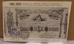 FOLHINHA FILATÉLIA " HOMENAGEM DA SOCIEDADE FILATÉLICA RIO GRANDENSE " AO BANCO DA PROVÍNCIA DO RIO GRANDE DO SUL PELO SEU PRIMEIRO CENTNEÁRIO  1858 - 1958  FOLHINHA SELADA E COM CARIMBO