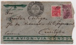 FILATELIA - ANTIGO ENVELOPE POSTAL " SERVIÇO AÉRO CONDOR " DATADO DE 1931