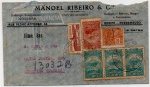 FILATELIA - ANTIGO ENVELOPE POSTAL " MANOEL RIBEIRO & CIA " PEÇA DATADA DE 1933