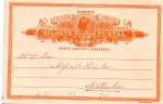 ANTIGO BILHETE POSTAL DATADO DE 1935 " REPÚBLICA ESTADOS UNIDOS BRASIL "