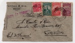 FILATELIA - ANTIGO ENVELOPE POSTAL ( FONTES & CIA ) DATADO DE 1932  - COM CARIMBO DE LIVRE DE CENSURA