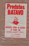 ANTIGA EMBALAGEM PLÁSTICA " PRODUTOS BATAVO "