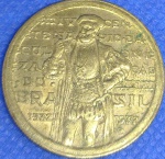 V#139  ANTIGA MOEDA DO BRASIL ( REPÚBLICA ) 1.000 RÉIS DO ANO DE 1932 PEÇA BEM CONSERVADA E ESCASSA , FORAM CUNHADAS APENAS 56.214 MIL PEÇAS / VICENTINA