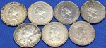 BRASIL ( SET COMPLETO ) CONTENDO 7 MOEDAS ANTIGAS DE PRATA ( AG. 900 ) SÉRIE COMPLETA 1.000 RÉIS PERIODO 1906, 1907, 1908, 1909, 1910, 1911 E 1912 PEÇAS NO GERAL MUITO BEM CONSERVADAS ... TOTALIZANDO 7 PEÇAS ....