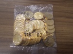 V#524 ( BRASIL ) SACHÊ LACRADO CMB CONTENDO 50 MOEDAS DE 25 CENTAVOS ANO DE 2016 ESCASSA  FDC
