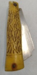 CUTELARIA - ANTIGA NAVALA COM GRAVAÇÃO NA LÂMINA " COLON - INOX "  COMPRIMENTO DA LÂMINA 8,0 cm COMPRIMENTO TOTAL DA PEÇA ABERTA 17,9 cm