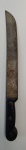 CUTELARIA - ANTIGO FACÃO 3 LISTRAS ( SEM A BAINHA ) EM AÇO CARBONO COM GRAVAÇÃO NA LÂMINA " LEGITIMUS COLLINS & CO " COMPRIMENTO TOTAL APROXIMADOS 53,0 cm , COMPRIMENTO DA LÂMINA 40,0 cm