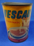 RARA LATA " N E S C A U - VITAMINADO "  REF.:  PESO LIQUIDO 200g / PESO BRUTO 285 g DIÂMETRO 7,5 cm E ALTURA COM 10,2 cm  LATA COLECIONÁVEL E BEM DIFÍCIL DE APARECER A VENDA, PEÇA FINAL DOS ANOS 60 E ÍNICIO ANOS 70 ( 60/70 ) EM ÓTIMO ESTADO DE CONSERVAÇÃO
