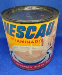 ANTIGA LATA " N E S C A U *** VITAMINADO " PEÇA EM EXCELENTE ESTADO DE CONSERVAÇÃO PERIODO ANOS 60/70  REF.:  PESO LIQUIDO 454g /  PESO BRUTO  590 g  DIÂMETRO 10,7 cm E ALTURA COM 10,4 cm