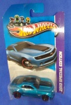 BRINQUEDOS E HOBBIES ( HOT WHEELS )  2013 EDIÇÃO ESPECIAL   CHEVY-CAMARO ACONDICIONADO NO BLISTER LACRADO  MATTEL / MALASIA 2012
