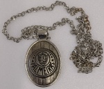 ANTIGO MEDALHÃO EM METAL PRATEADO DO PALMEIRAS PEÇA COM 32,0 x 42,0 mm
